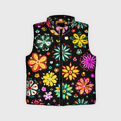 Детский жилет MULTICOLORED FLOWERS