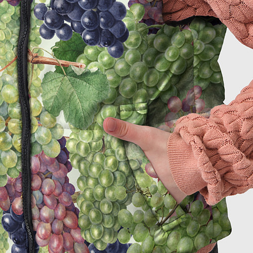 Детский жилет Кисти Винограда / 3D-Светло-серый – фото 5