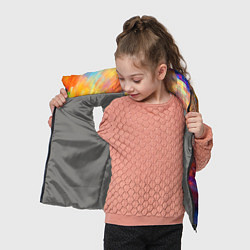 Детский жилет MULTICOLORED SWIRLS, цвет: 3D-светло-серый — фото 2