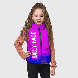 Детский жилет Sally Face Glitch Text Effect, цвет: 3D-черный — фото 2