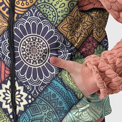 Детский жилет Мандала орнамент, цвет: 3D-светло-серый — фото 2