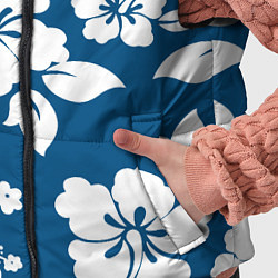 Детский жилет Цветочный паттерн Минимализм, цвет: 3D-светло-серый — фото 2