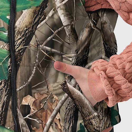 Детский жилет КАМУФЛЯЖ ЛЕСНОЙ / 3D-Светло-серый – фото 5