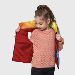 Детский жилет Зд радуга, цвет: 3D-красный — фото 2