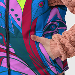 Детский жилет Хвост жар-птицы, цвет: 3D-светло-серый — фото 2