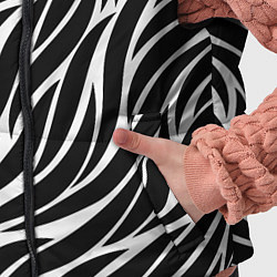 Детский жилет Волнистые Листы, цвет: 3D-светло-серый — фото 2