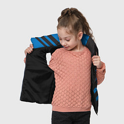 Детский жилет Фанат клуба Аталанта, цвет: 3D-черный — фото 2