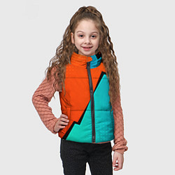 Детский жилет Геометрическая композиция Fashion trend, цвет: 3D-черный — фото 2