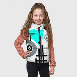 Детский жилет Абстрактный современный дизайн, цвет: 3D-черный — фото 2