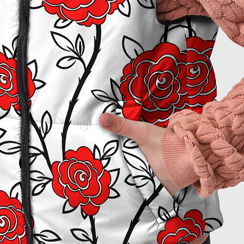 Детский жилет BEAUTIFUL RED ROSES / 3D-Красный – фото 5