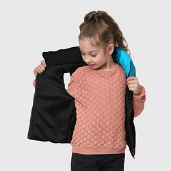 Детский жилет Great Wall Neon Gradient, цвет: 3D-черный — фото 2