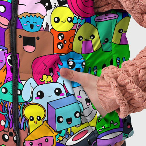 Детский жилет Монстрики Nastiprazdnik / 3D-Светло-серый – фото 5