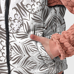 Детский жилет Кружево мандал, цвет: 3D-светло-серый — фото 2