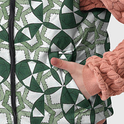 Детский жилет Зеленый калейдоскоп, цвет: 3D-черный — фото 2