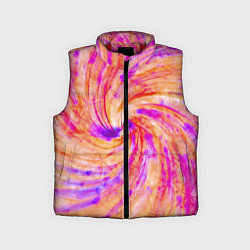 Детский жилет Color swirls, цвет: 3D-красный