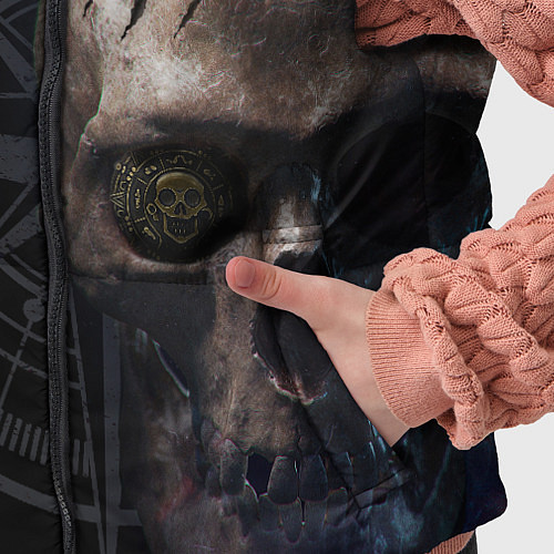 Детский жилет Череп пирата, компас / 3D-Черный – фото 5