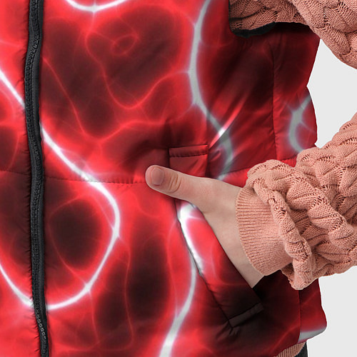 Детский жилет Огненный камуфляж / 3D-Черный – фото 5