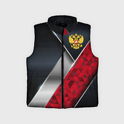 Детский жилет Red & black Russia, цвет: 3D-черный