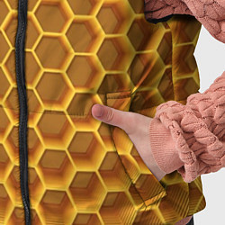 Детский жилет Volumetric honeycombs, цвет: 3D-светло-серый — фото 2