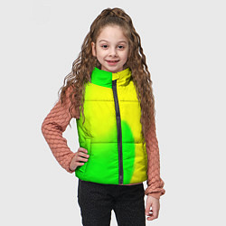 Детский жилет Салатовый, цвет: 3D-черный — фото 2
