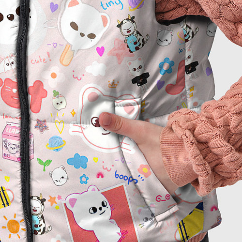 Детский жилет Skzoo Jinniret pattern cartoon avatar / 3D-Черный – фото 5