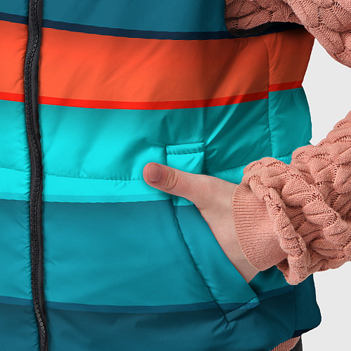 Детский жилет Геометрические непараллельные пластины / 3D-Светло-серый – фото 5