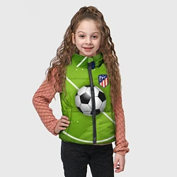 Детский жилет Atletico madrid Мяч, цвет: 3D-светло-серый — фото 2