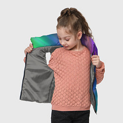 Детский жилет Полосы всех цветов радуги, цвет: 3D-светло-серый — фото 2
