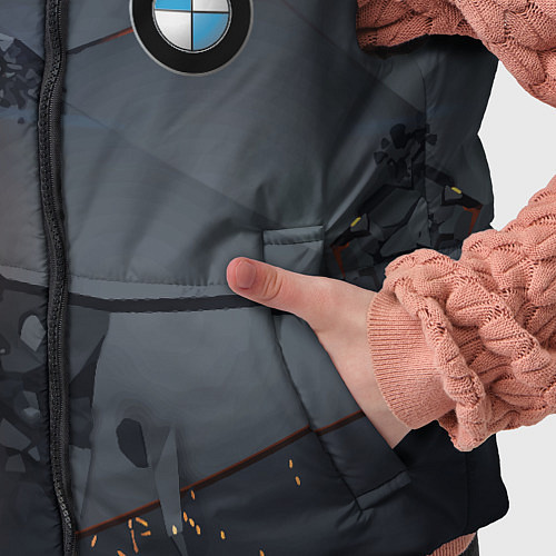 Детский жилет BMW explosion / 3D-Светло-серый – фото 5