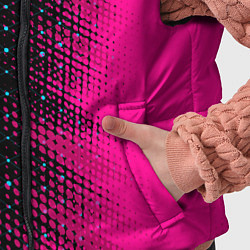Детский жилет Skoda - neon gradient: по-вертикали, цвет: 3D-черный — фото 2