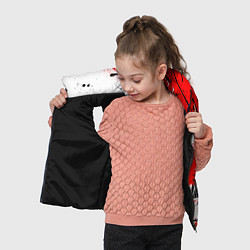 Детский жилет Цветущая сакура, цвет: 3D-черный — фото 2