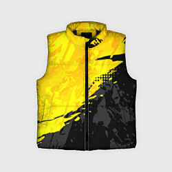 Детский жилет Black and yellow, цвет: 3D-черный