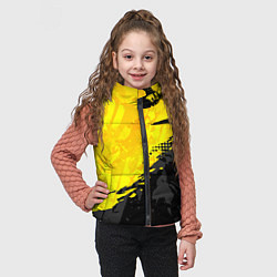 Детский жилет Black and yellow, цвет: 3D-черный — фото 2