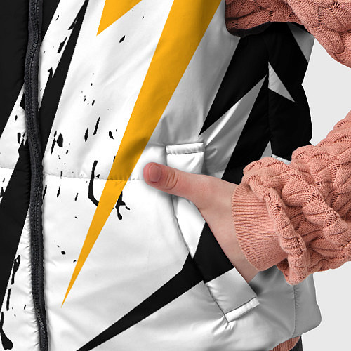 Детский жилет Гоночная абстракция / 3D-Черный – фото 5