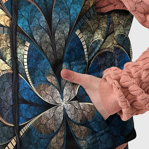 Детский жилет Древний витраж / 3D-Светло-серый – фото 5