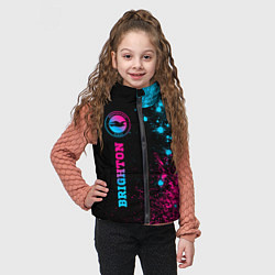 Детский жилет Brighton - neon gradient: по-вертикали, цвет: 3D-черный — фото 2