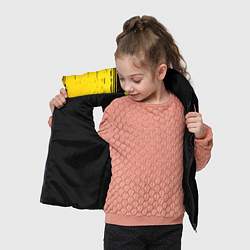 Детский жилет Borussia - gold gradient: по-вертикали, цвет: 3D-черный — фото 2