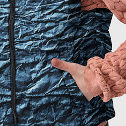 Детский жилет Текстура мятой цветной бумаги, цвет: 3D-черный — фото 2