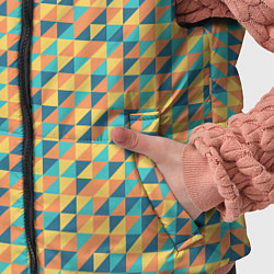 Детский жилет Абстрактный мозаичный узор, цвет: 3D-светло-серый — фото 2