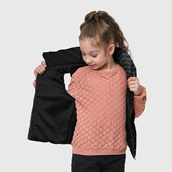Детский жилет Citroen карбоновый фон, цвет: 3D-черный — фото 2