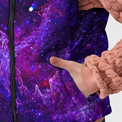 Детский жилет Неоновый космос и звезды, цвет: 3D-светло-серый — фото 2