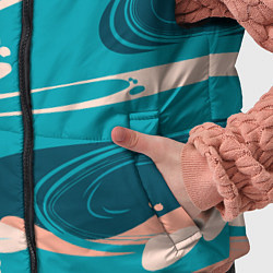 Детский жилет Абстрактные разводы - текстура, цвет: 3D-черный — фото 2