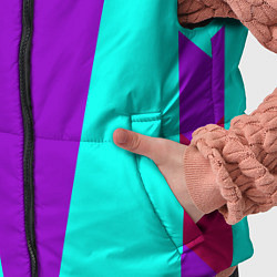 Детский жилет FIRM ярко-бирюзовая, цвет: 3D-черный — фото 2