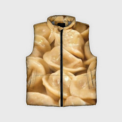 Детский жилет Пельмени, цвет: 3D-светло-серый