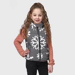 Детский жилет Snow in grey, цвет: 3D-светло-серый — фото 2