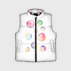Детский жилет Мыльные пузыри, цвет: 3D-красный