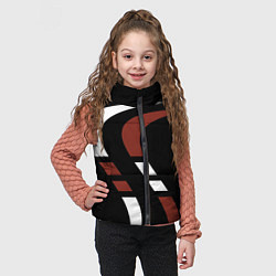 Детский жилет Две кривые, цвет: 3D-черный — фото 2