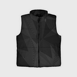 Детский жилет Черный матовый, цвет: 3D-черный