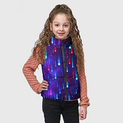 Детский жилет Neon rain, цвет: 3D-черный — фото 2