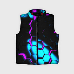 Детский жилет Неоновая броня fortnite, цвет: 3D-красный